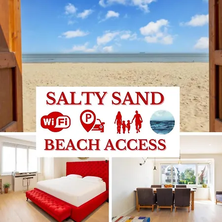 Het Zoute Zand - Parkeerplaats - Wifi - Comfort - Uitzonderlijke Locatie - Ideaal Voor Stellen En Gezinnen Knokke-Le-Zoute Extérieur photo