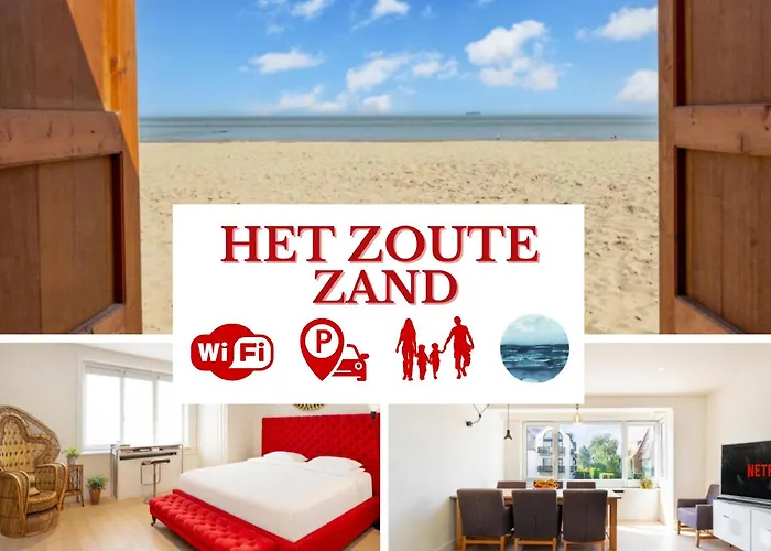 Het Zoute Zand - Parkeerplaats - Wifi - Comfort - Uitzonderlijke Locatie - Ideaal Voor Stellen En Gezinnen