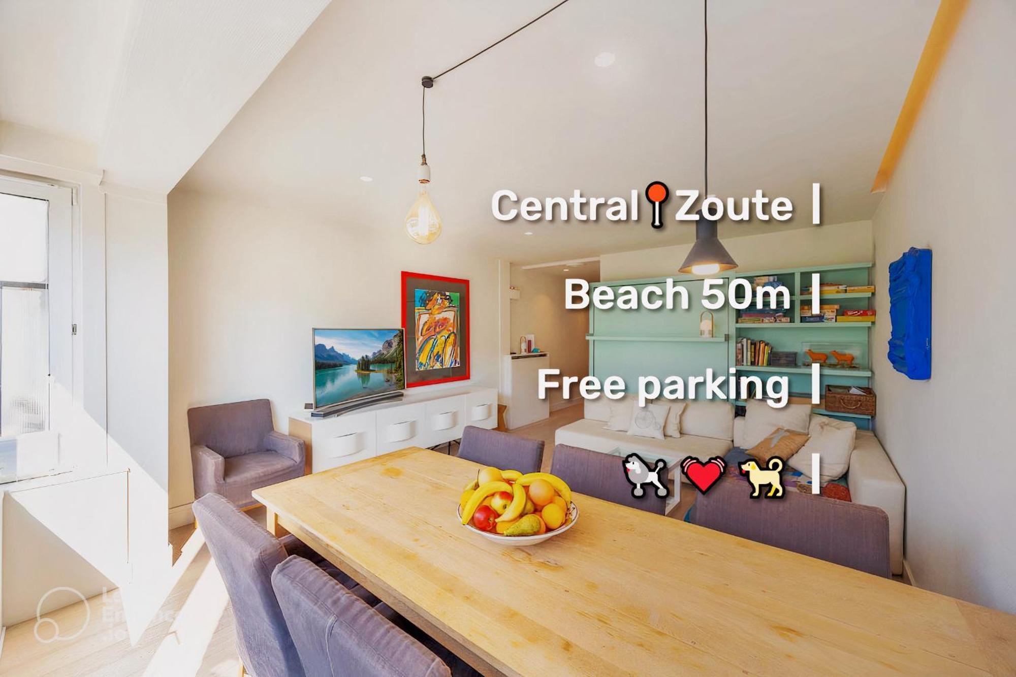 Het Zoute - Parkeerplaats - Wifi - Comfort - Uitzonderlijke Locatie - Ideaal Voor Stellen En Gezinnen Knokke-Heist